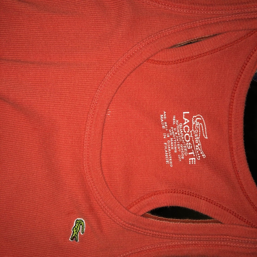 Orange tank top
